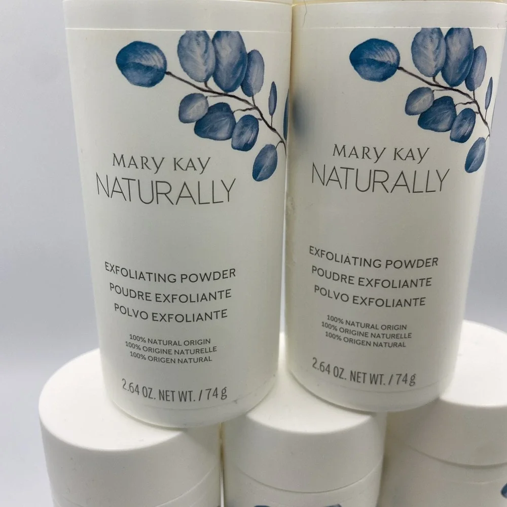 MARY KAY NATURALLY EXFOLIATING POWDER Lot Of 5 100% NATURAL ORIGIN 123970 Read - Picture 2 of 5